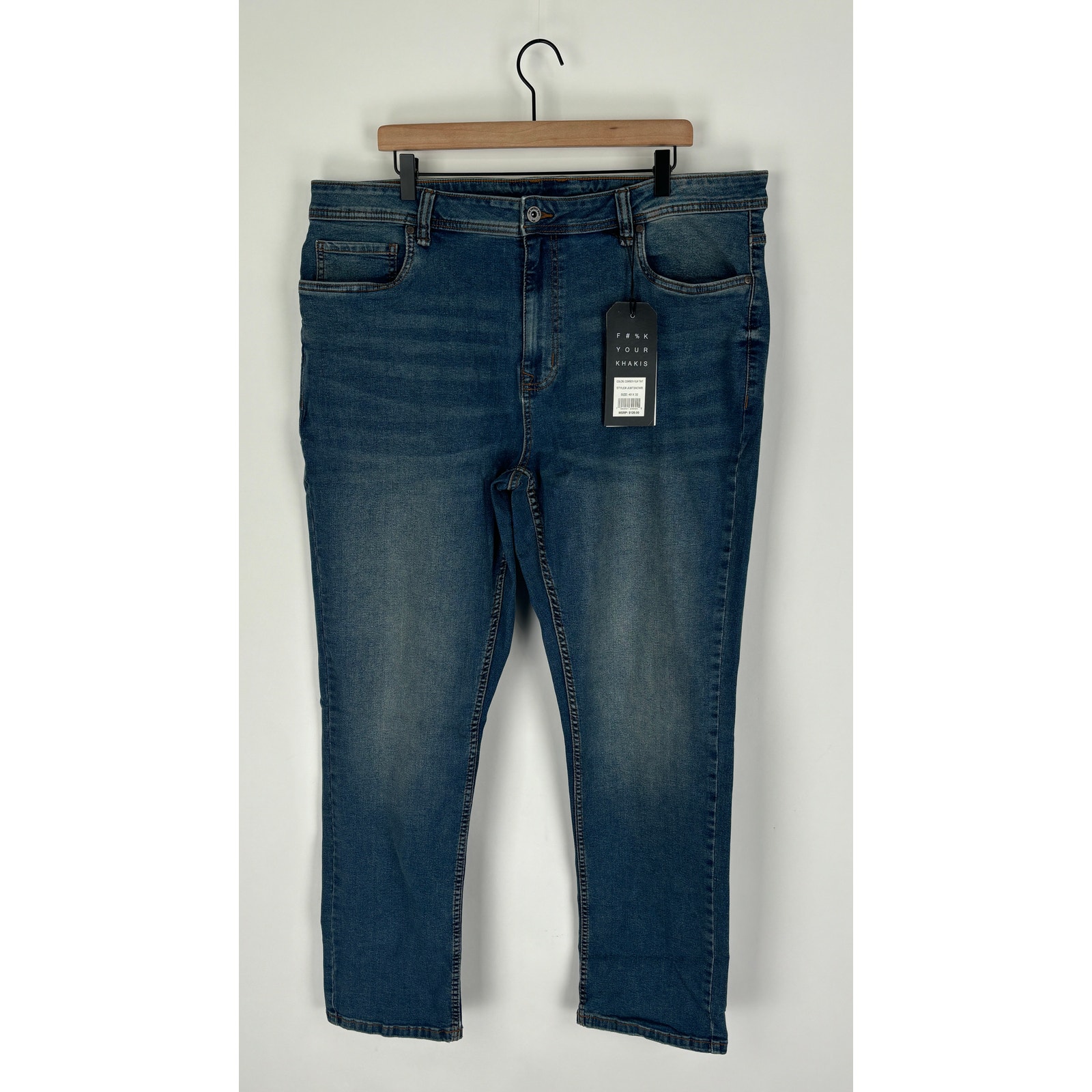 The Perfect Jean Nyc Og Stretch Athletic Fit Denim Jeans Mens 40x32 Cowboy — image 5 of 8